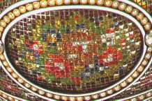 Detail of ithe jewels on the Original Faberg Egg