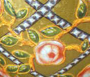 Detail of the roses on the TBI Egg